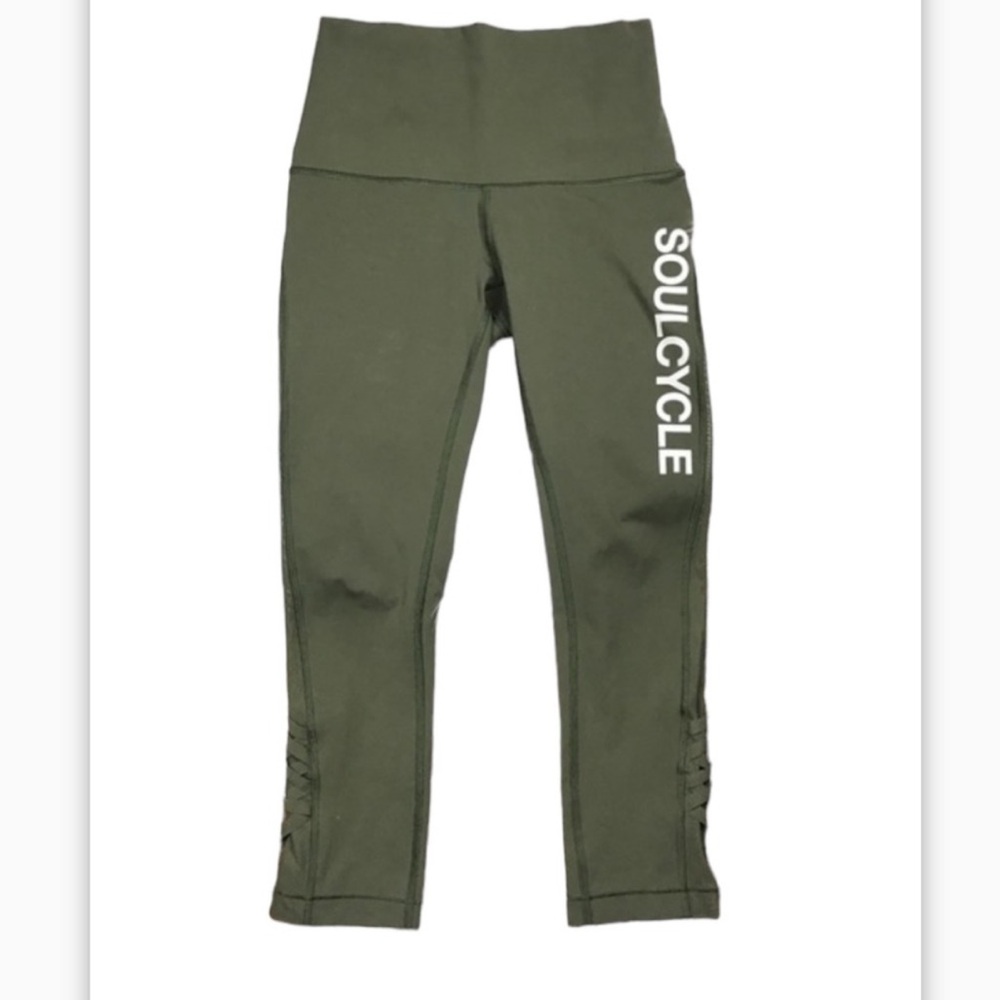 Lululemon Soulcycle Crop Mesh Leggings